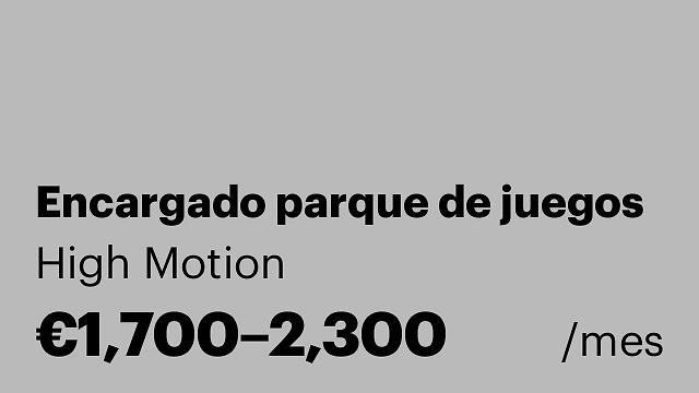Encargado parque de juegos