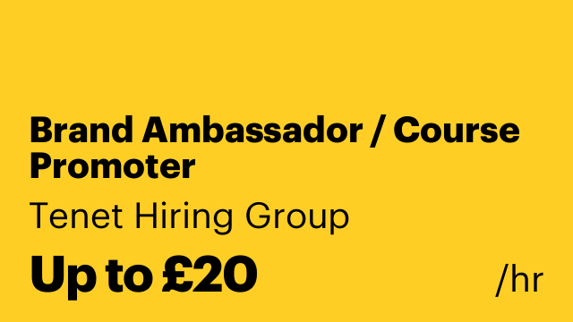 Brand Ambassador / Course Promoter