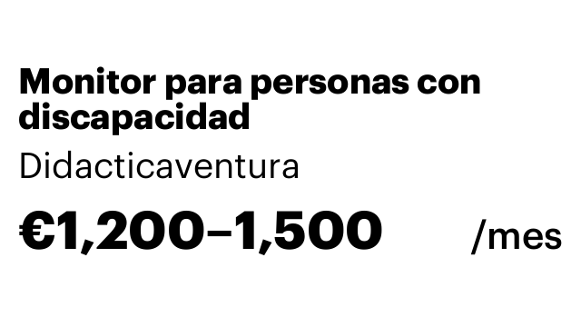 Monitor para personas con discapacidad