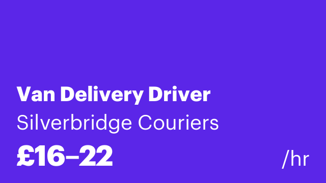 Van Delivery Driver