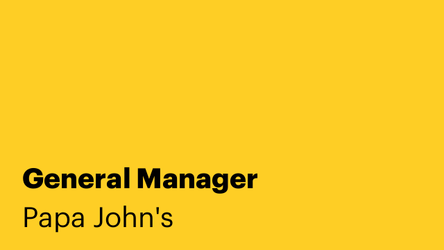 General Manager