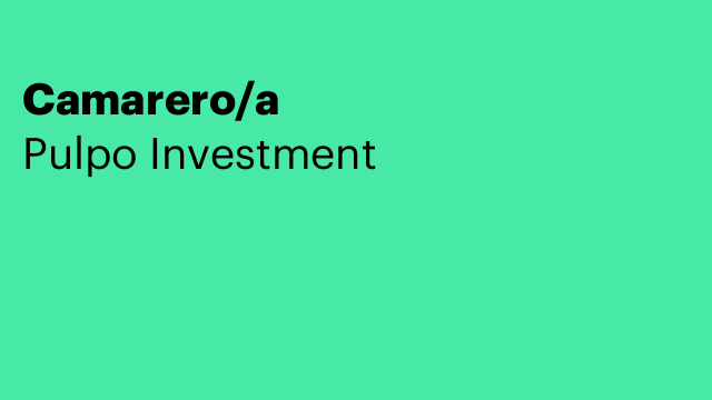 Camarero/a
