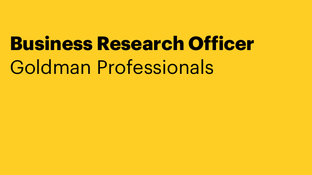 Business Research Officer