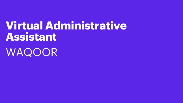 Virtual Administrative Assistant