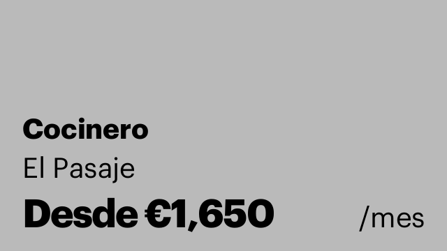 Cocinero