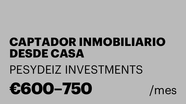 CAPTADOR INMOBILIARIO DESDE CASA