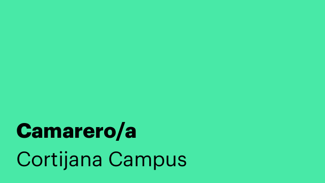 Camarero/a