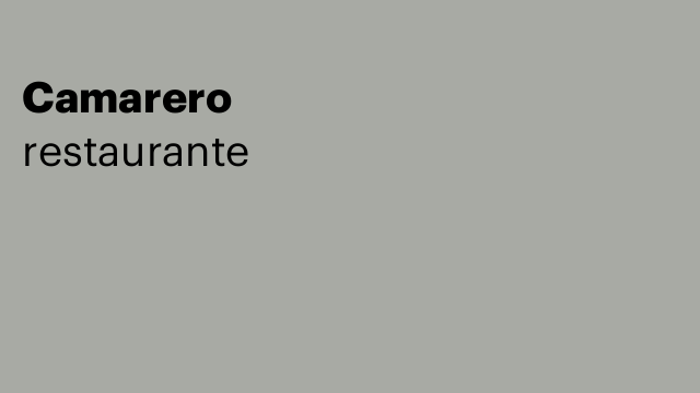 Camarero