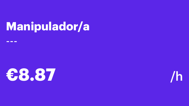 Manipulador/a