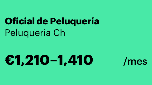 Oficial de Peluquería