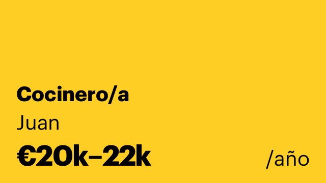 Cocinero/a