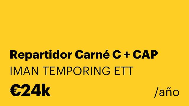 Repartidor Carné C + CAP