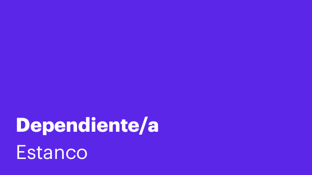 Dependiente/a