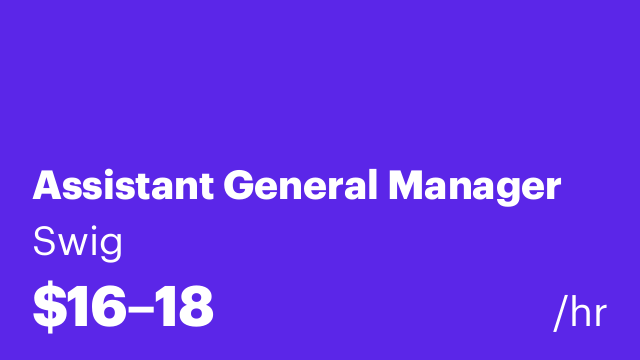 Assistant General Manager