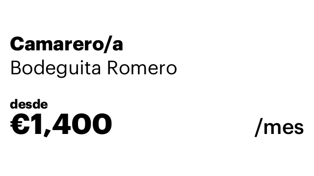 Camarero/a