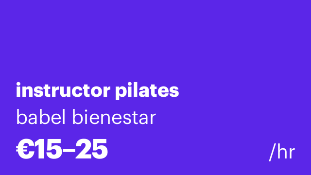 instructor pilates