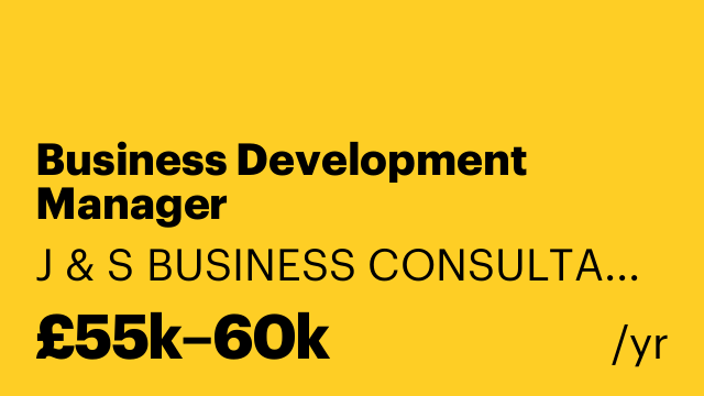 Business Development Manager