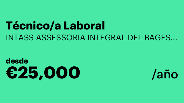 Técnico/a Laboral