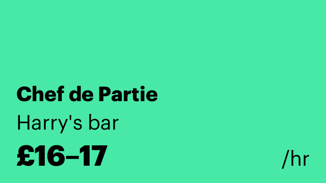 Chef de Partie