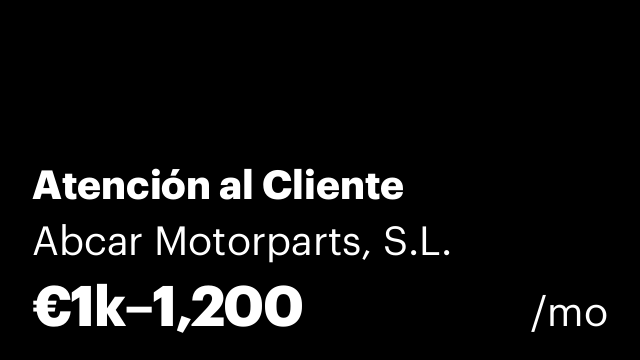 Atención al Cliente