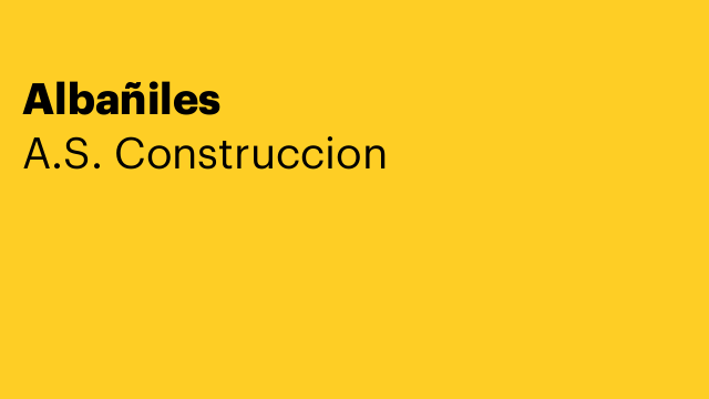 Albañiles