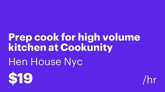 Prep cook for high volume kitchen at Cookunity