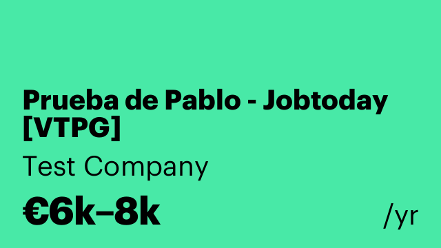 Prueba de Pablo - Jobtoday [VTPG]