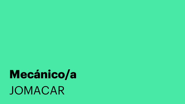 Mecánico/a