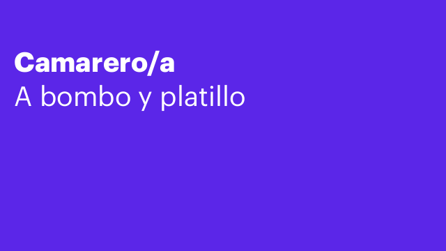 Camarero/a