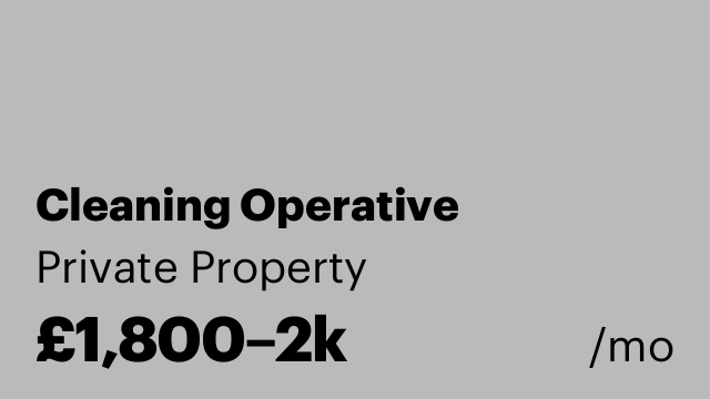 Cleaning Operative