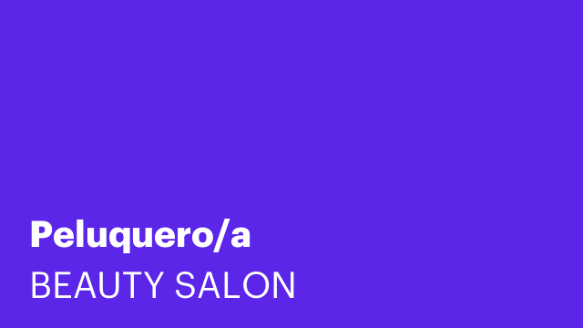 Peluquero/a