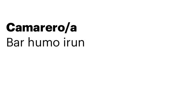 Camarero/a