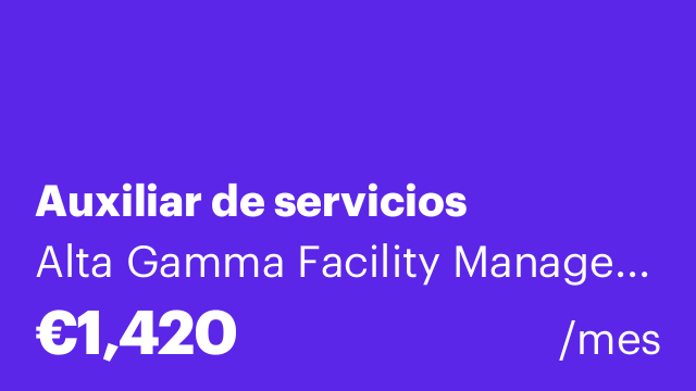 Auxiliar de servicios