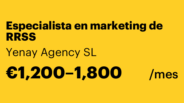 Especialista en marketing de RRSS