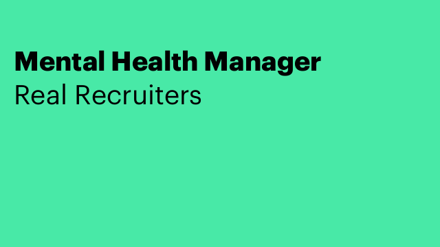 Mental Health Manager