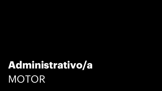 Administrativo/a