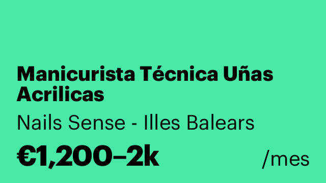 Manicurista Técnica Uñas Acrilicas