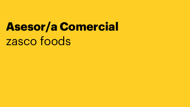 Asesor/a Comercial