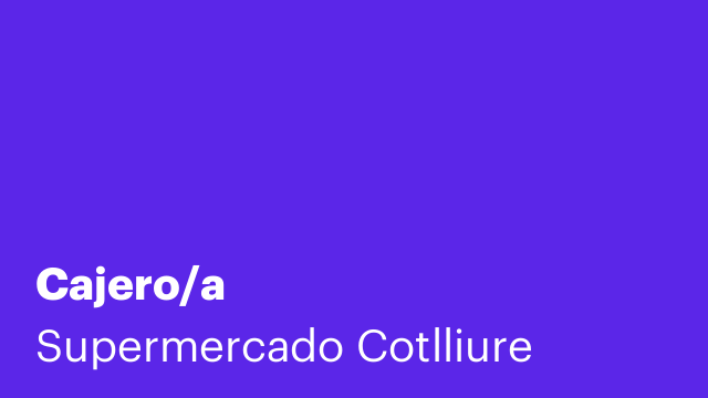 Cajero/a