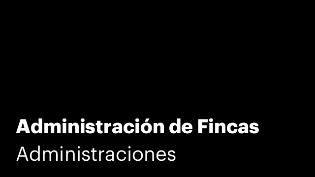 Administración de Fincas