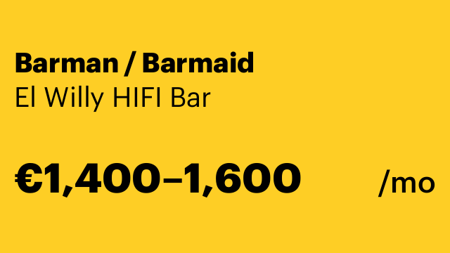 Barman / Barmaid