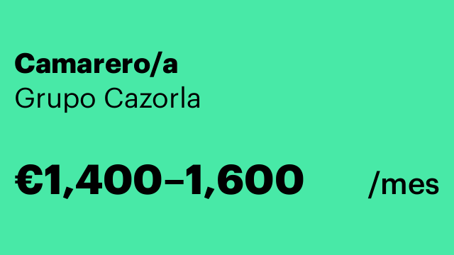 Camarero/a