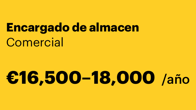 Encargado de almacen