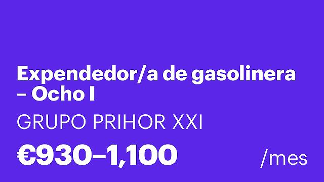 Expendedor/a de gasolinera – Ocho I