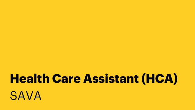 Health Care Assistant (HCA)