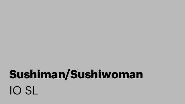 Sushiman/Sushiwoman