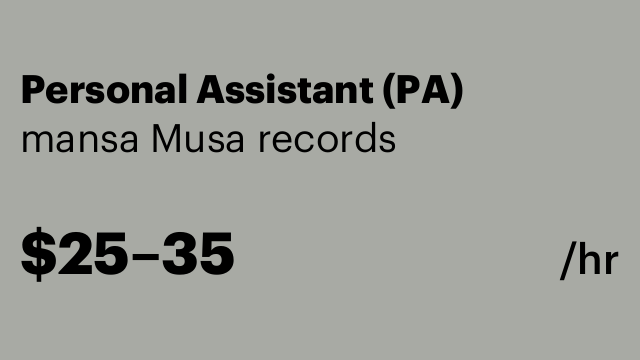 Personal Assistant (PA)
