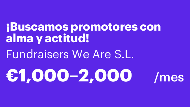 ¡Buscamos promotores con alma y actitud! 🧠❤️