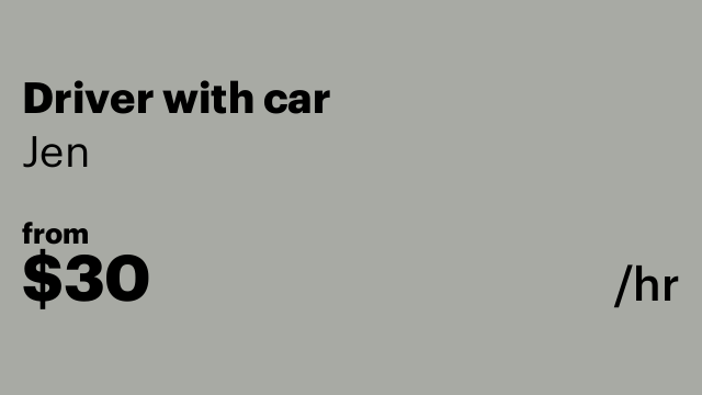 Driver with car