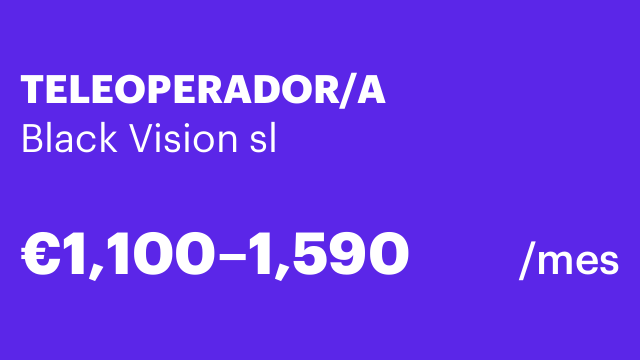 TELEOPERADOR/A